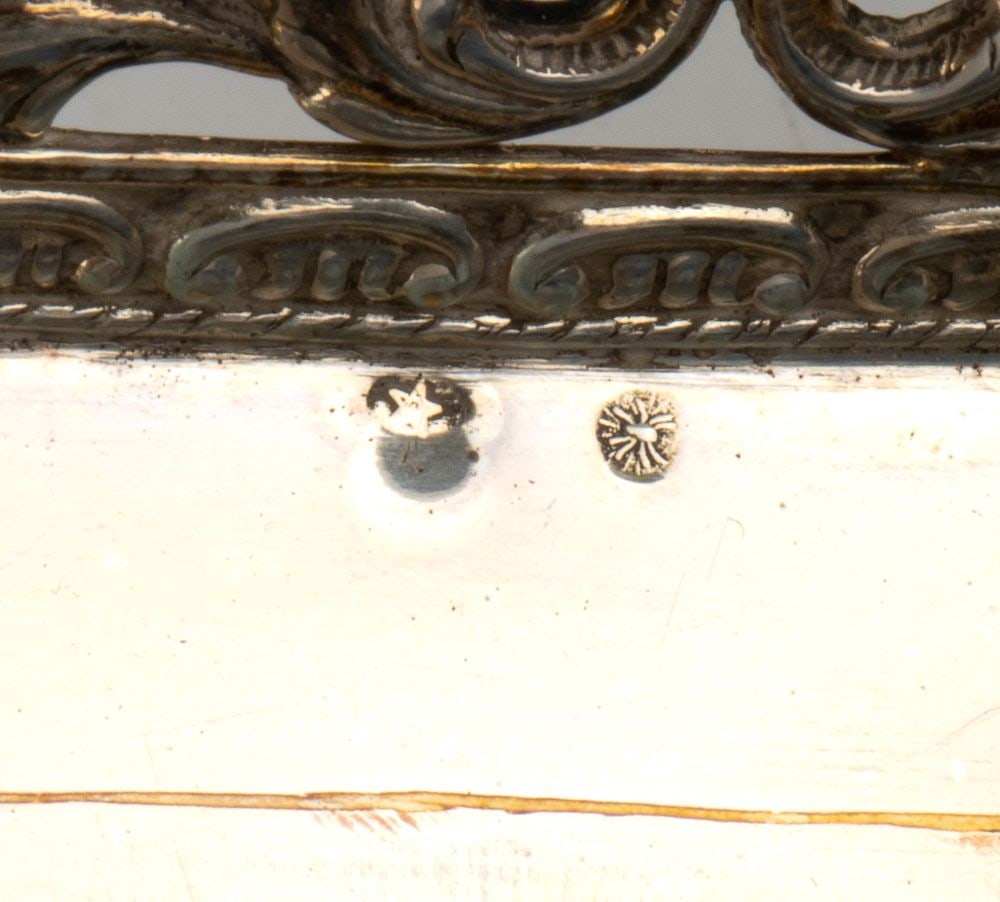 Solid silver Spanish basket - 4