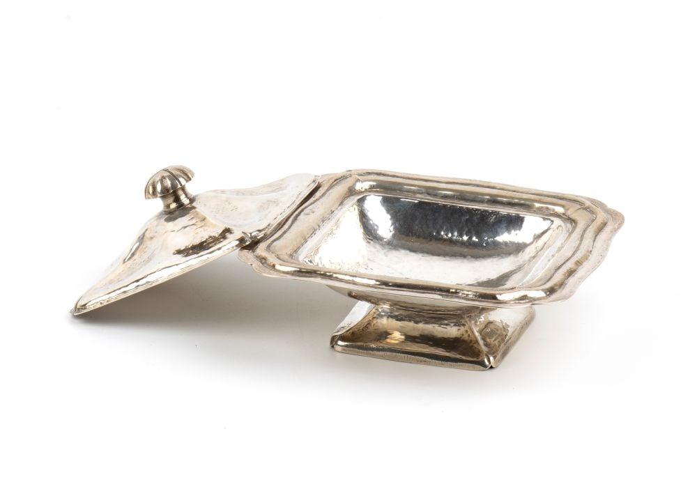 Italian solid silver basket - 3