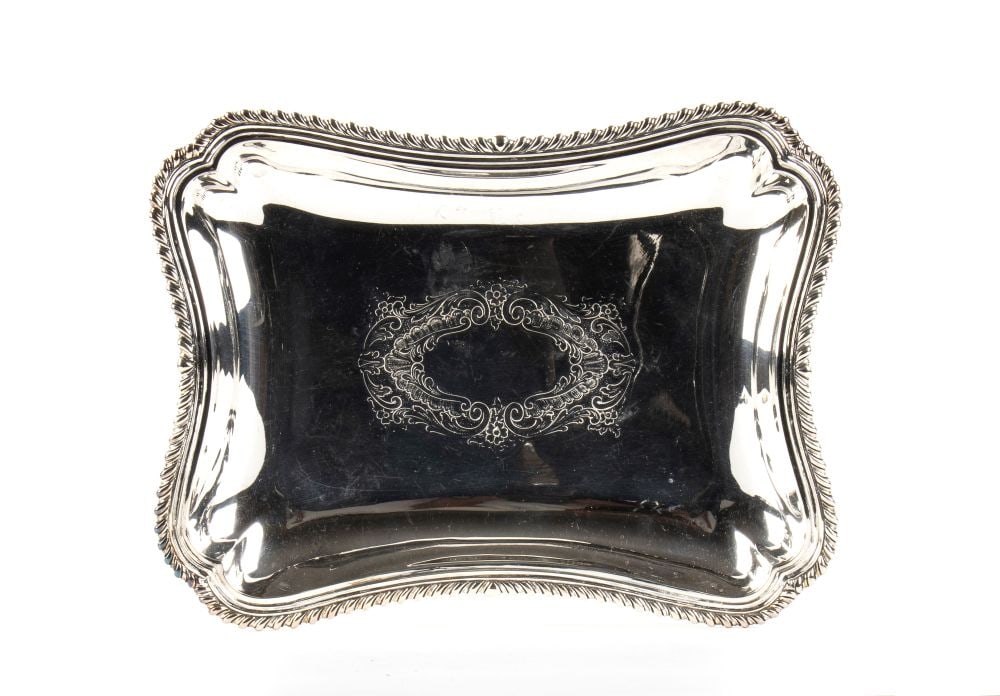 italian solid silver basket - 3