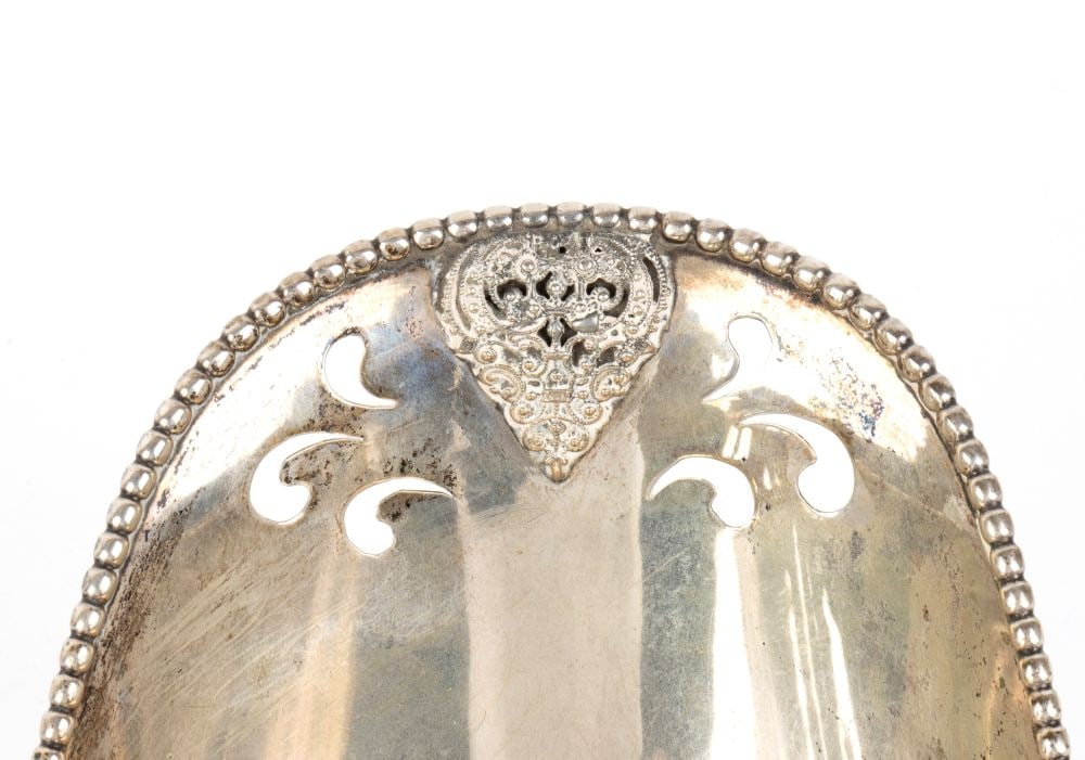 Italian solid silver basket - 4