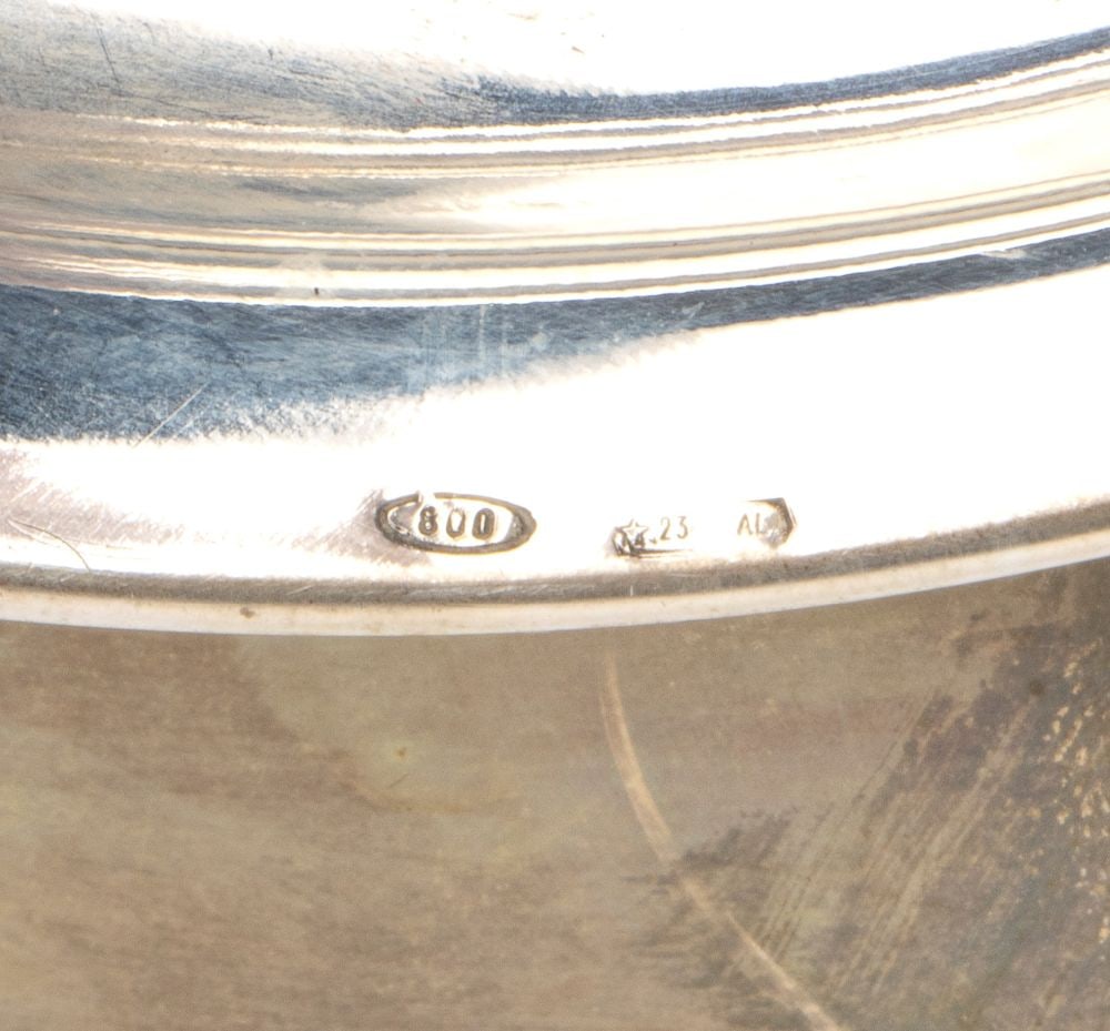 Italian solid silver bowl - 3