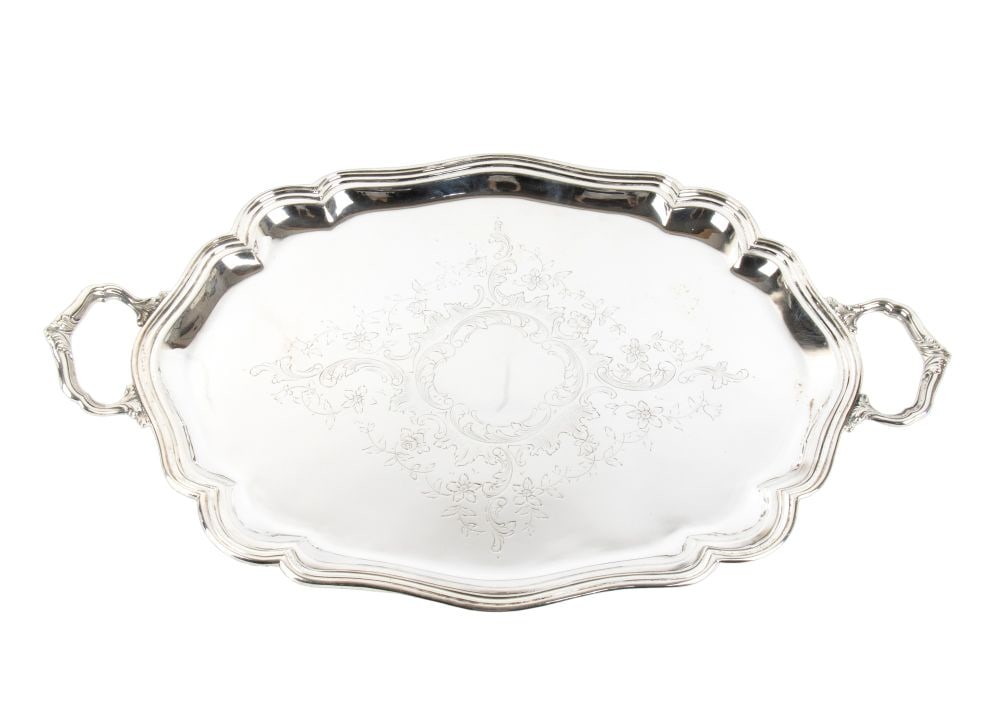 Italian solid silver tray - 2