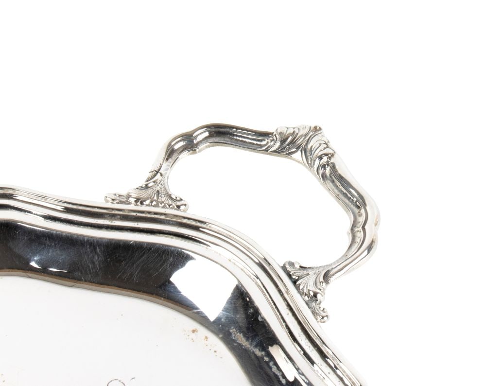 Italian solid silver tray - 3