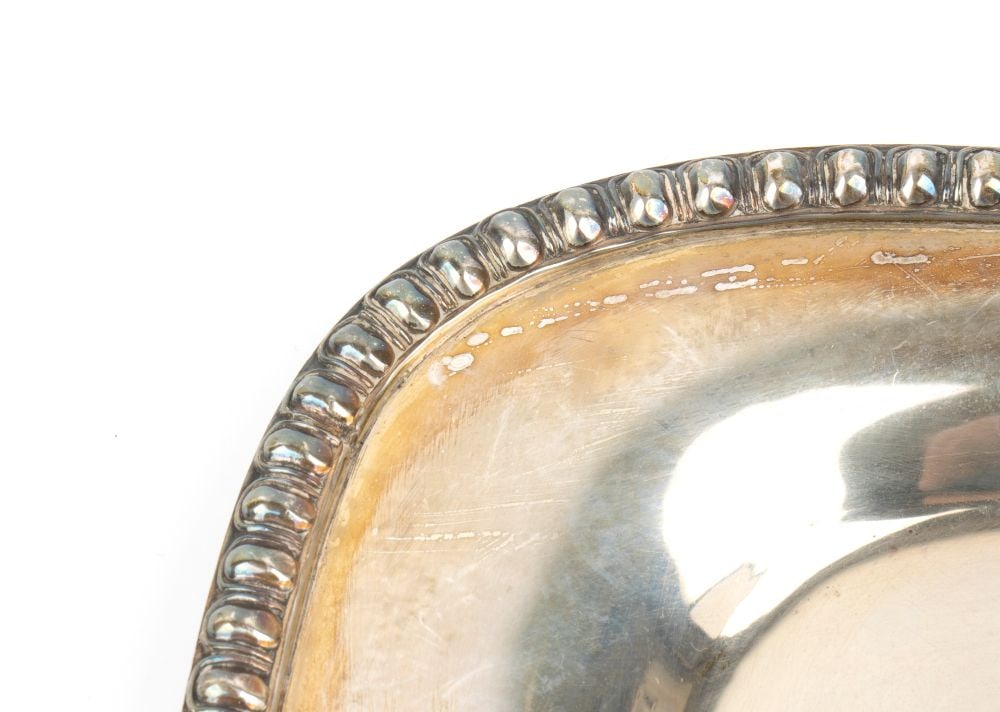 Italian solid silver tray - 3