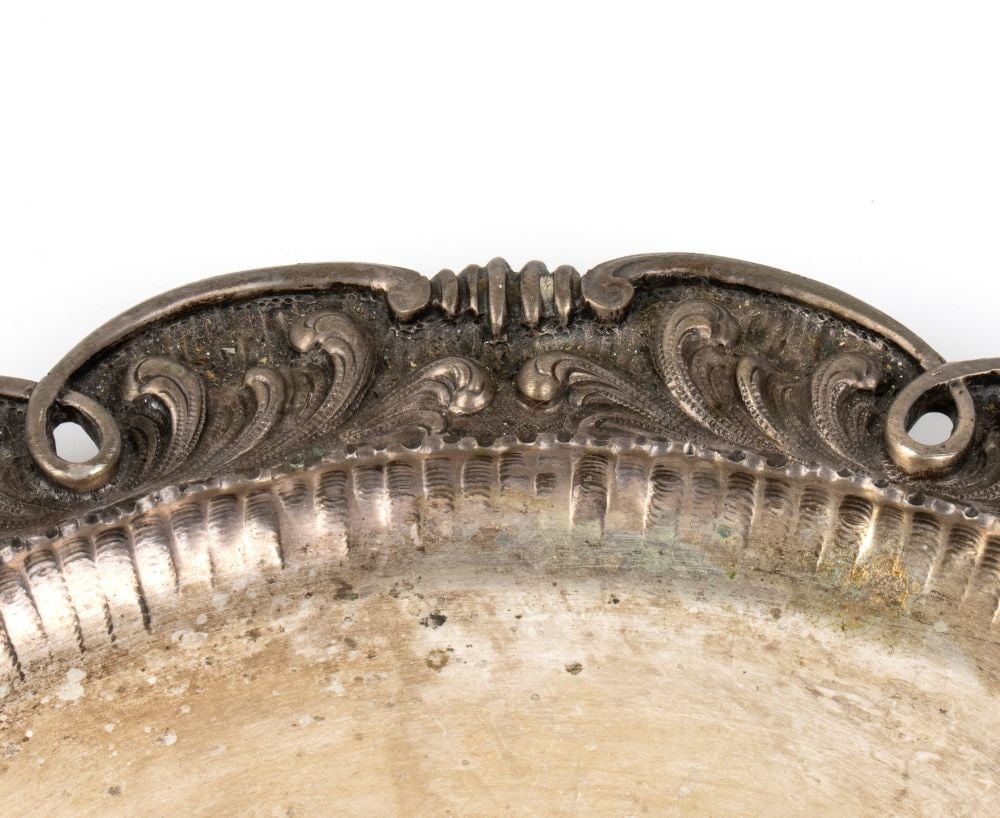 Italian solid silver tray - 3