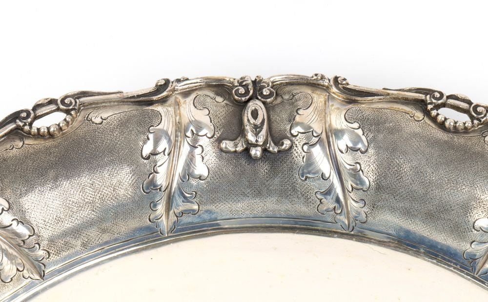 Two italian solid silver dishes - 2