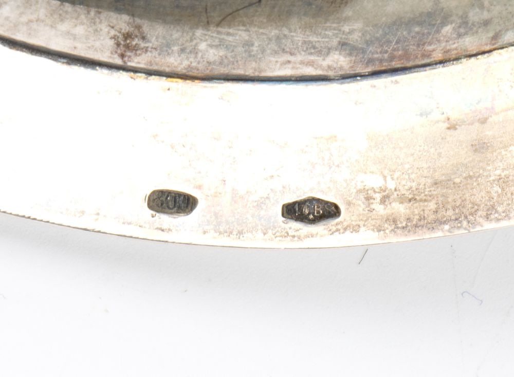 Italian solid silver dish - 2