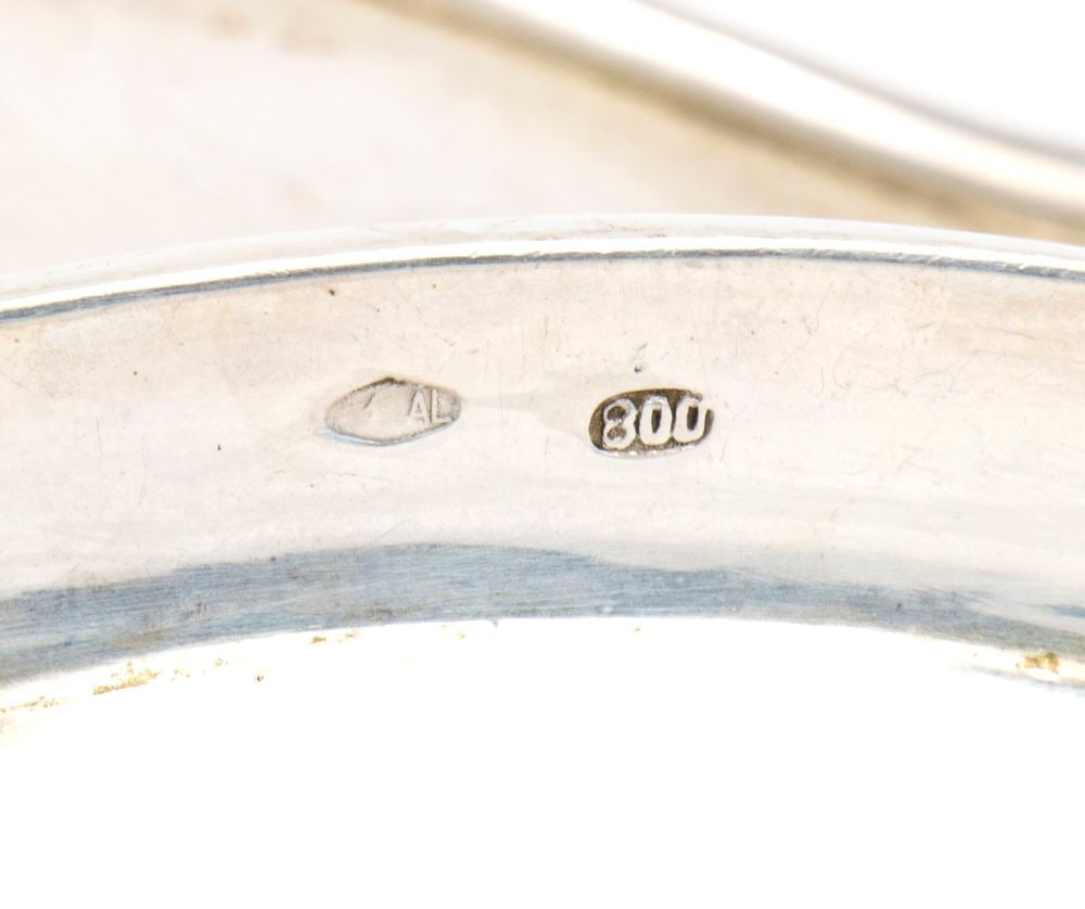 Italian solid silver gravy boat - 4