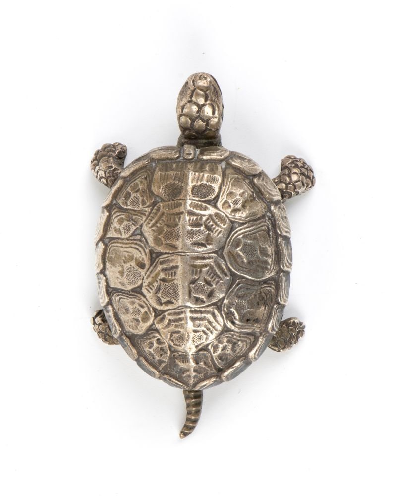 CUSI Italian solidf silver turtle-shaped box - 3