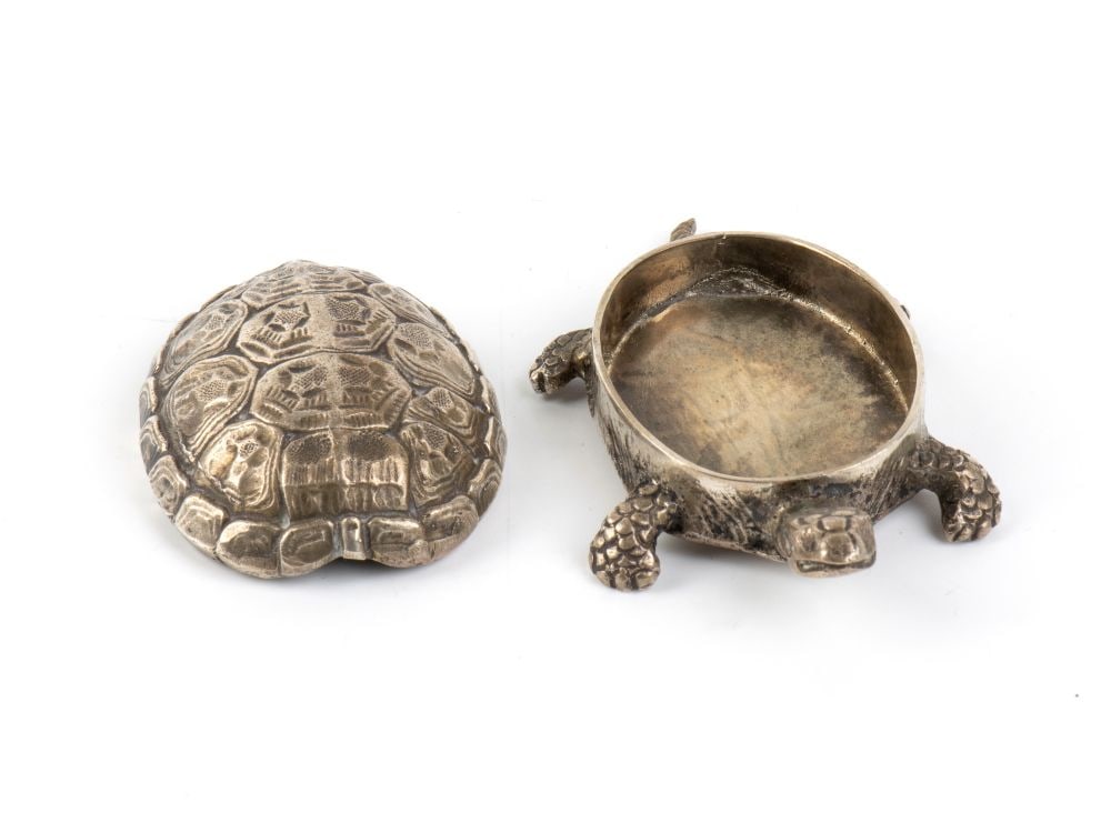 CUSI Italian solidf silver turtle-shaped box - 4
