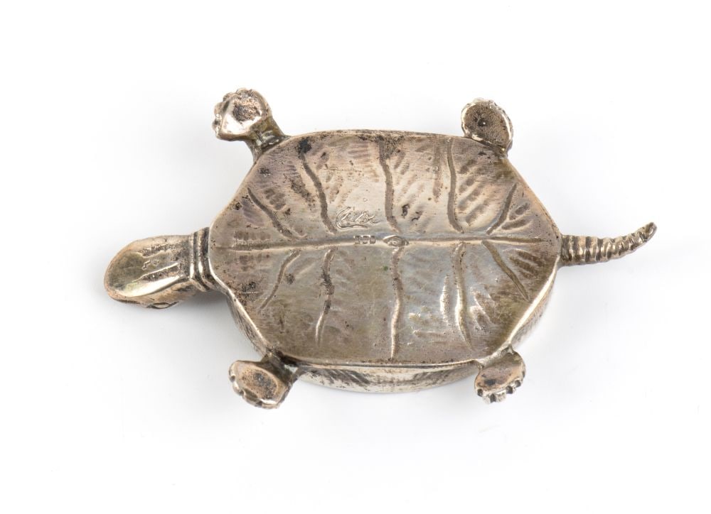 CUSI Italian solidf silver turtle-shaped box - 5