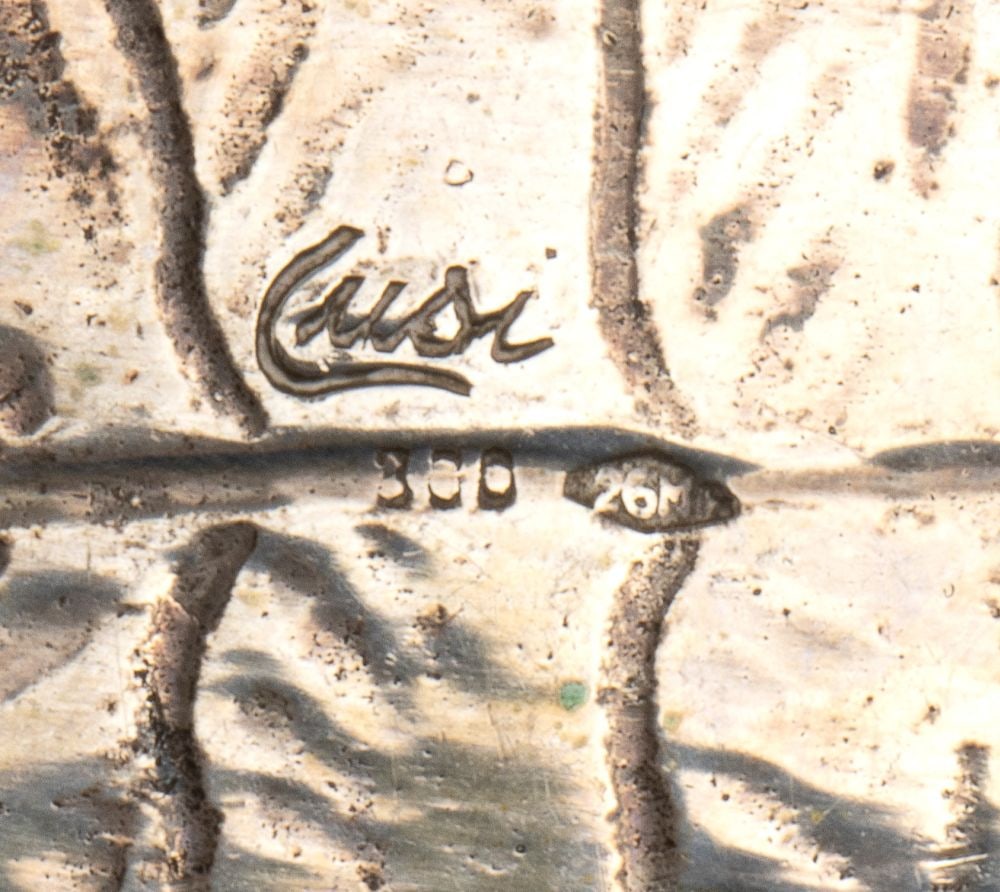 CUSI Italian solidf silver turtle-shaped box - 6