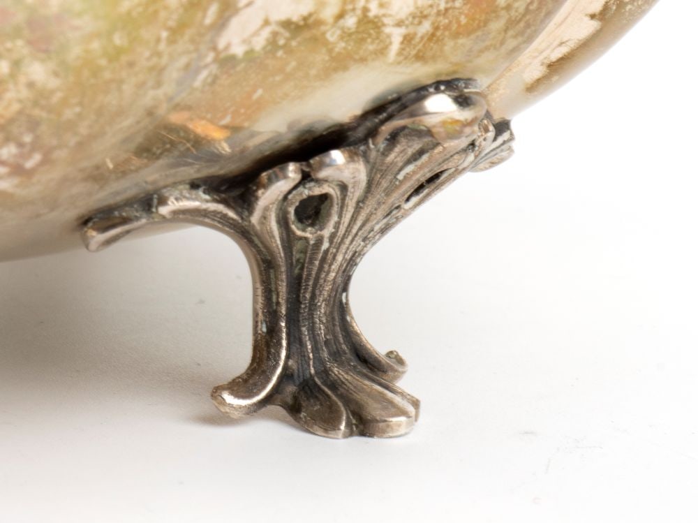 italian solid silver bowl - 3