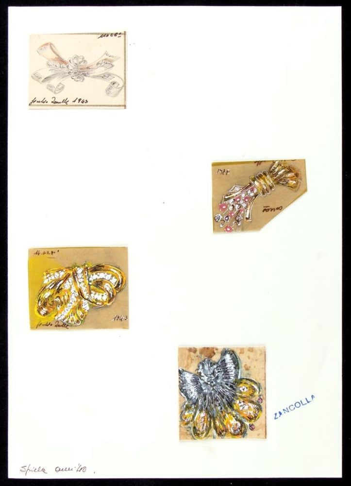 GIULIO ZANCOLLA Design for brooches (1 of 5)