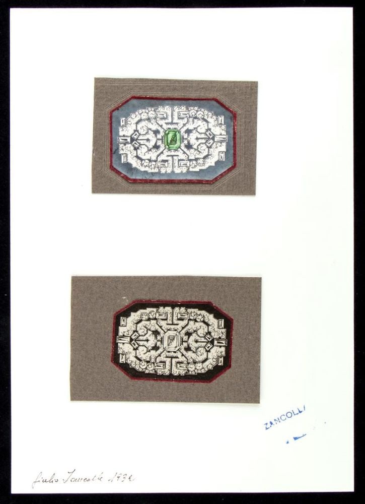 GIULIO ZANCOLLA Design for brooches (1 of 3)
