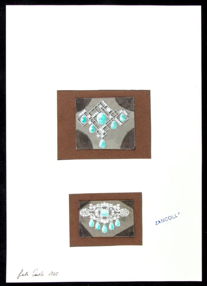 GIULIO ZANCOLLA Design for brooches (1 of 3)
