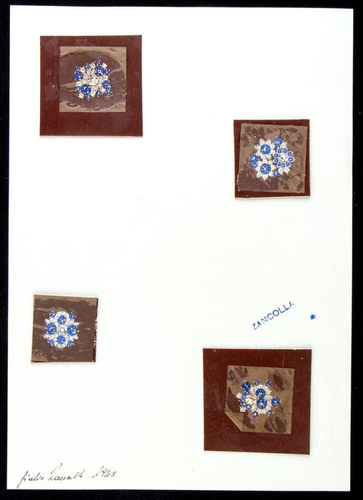 GIULIO ZANCOLLA Design for floral brooches (1 of 5)