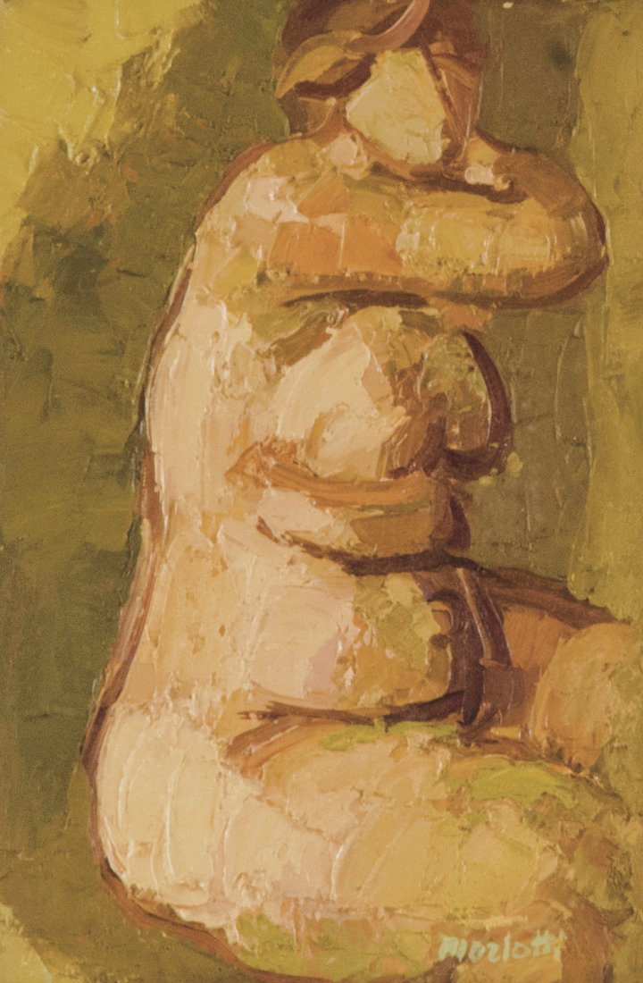 ENNIO MORLOTTI - Female nude: ENNIO MORLOTTI Lecco 1910 â€“ Milan 1992 Female nude Oil on canvas, 30 x 20 cm Signed lower right: Morlotti ENNIO MORLOTTI Lecco 1910 â€“ Milano 1992 Nudo di donna Olio su tela, 30 x 20 cm F