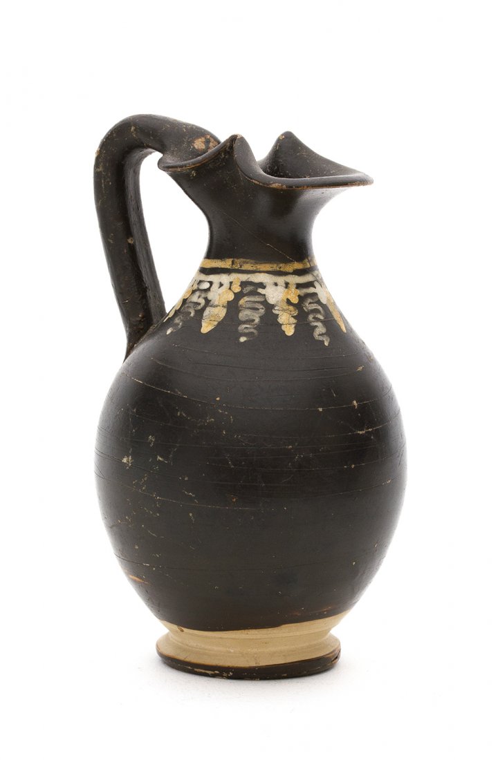 Oinochoe miniaturistica inello stile di Gnathia Apulia, (1 of 2)