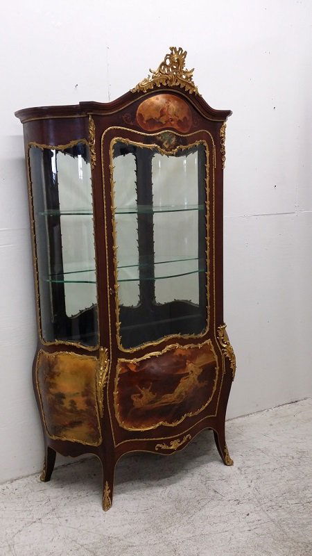 Best Circa 1905 New York Horner French Crystal Cabinet (1 of 3)