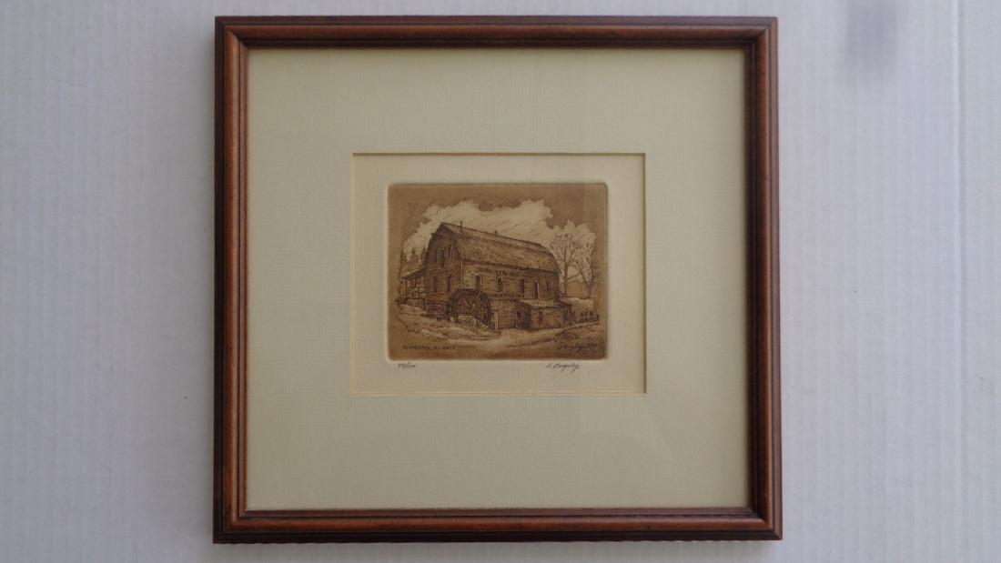 Signed Limited Edition Aquatint Etchings by Stephen Pug (1 of 6)