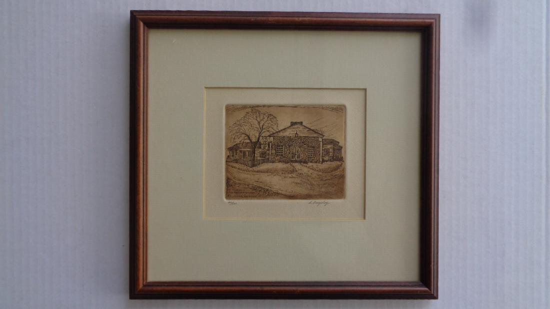 Signed Limited Edition Aquatint Etchings by Stephen Pug (1 of 5)