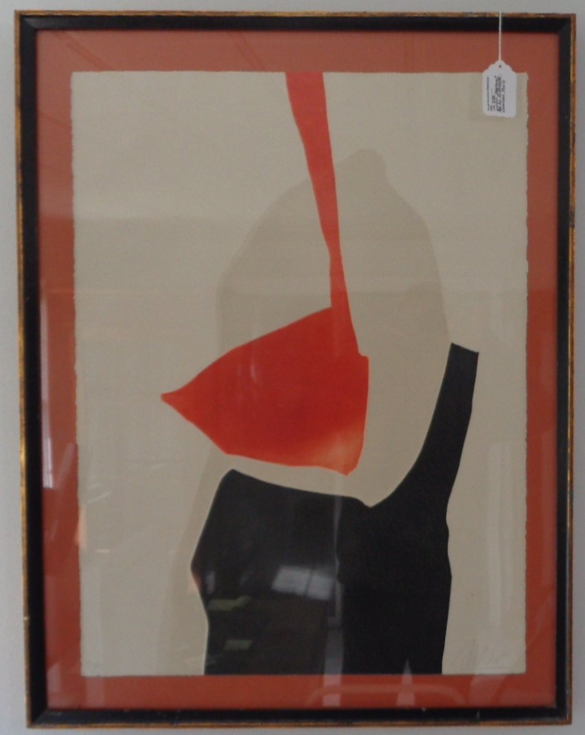 French Abstract Composition, Embossing Stamp Publ by La (1 of 6)