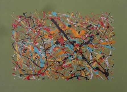 R Medina (Ameri Born) New York - Original-Green (1 of 2)