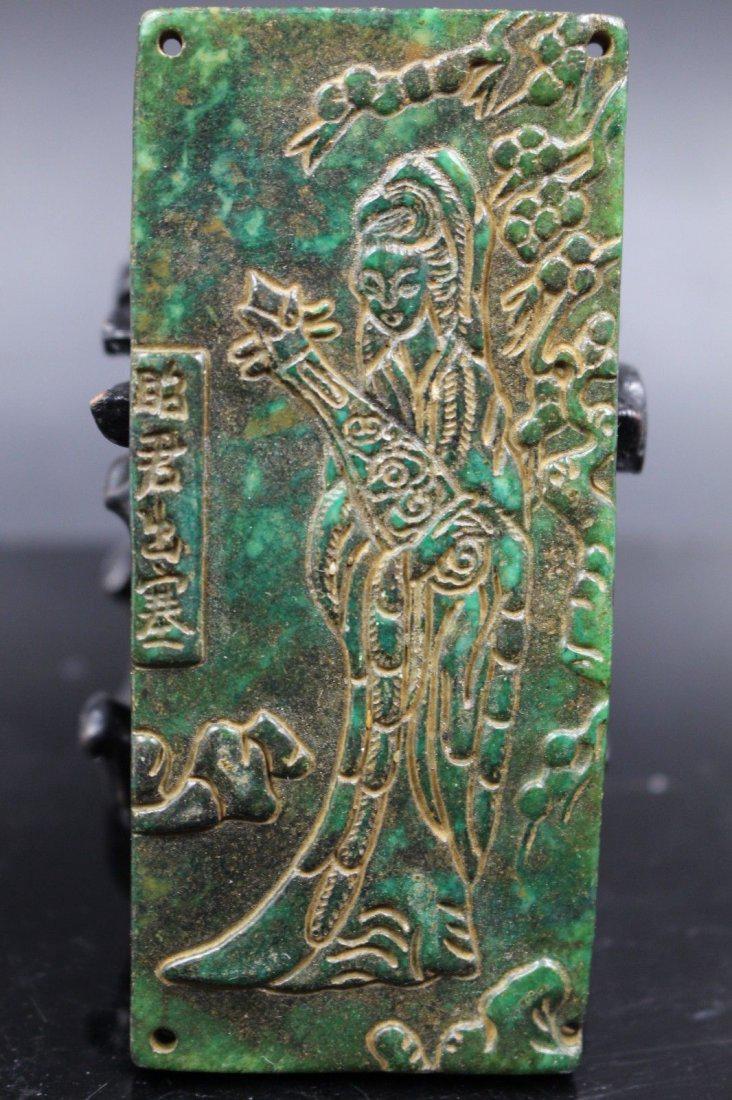 Signed Chinese fine old jade hand carved (1 of 1)