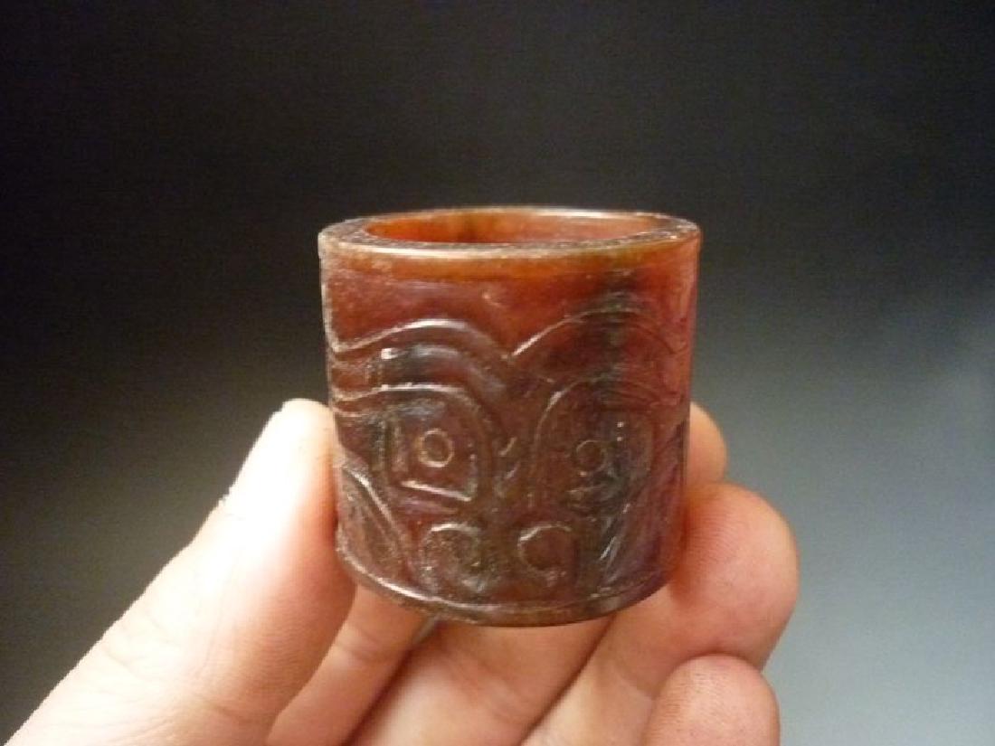 19th Chinese Jade Archer's Ring (1 of 1)