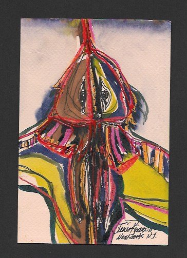 J Rivera Original Modern New York Painting 2011 Signed (1 of 1)