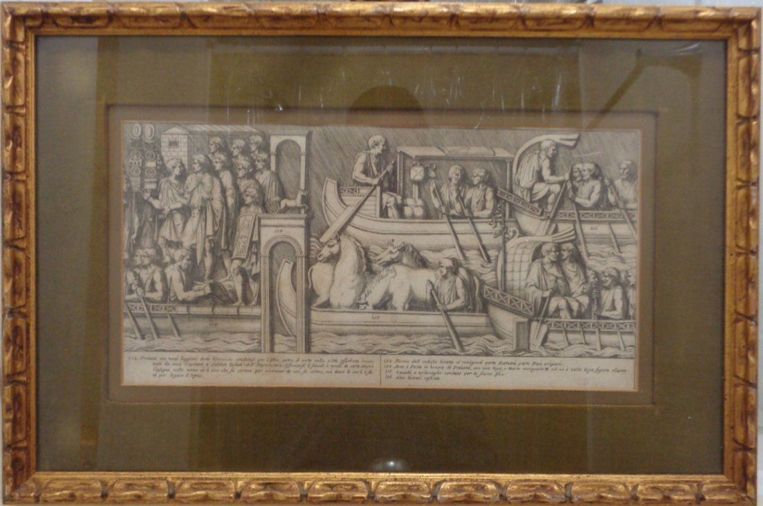 17th Century Pietro Santi Bartoli Engraving (1635-1700) (1 of 3)