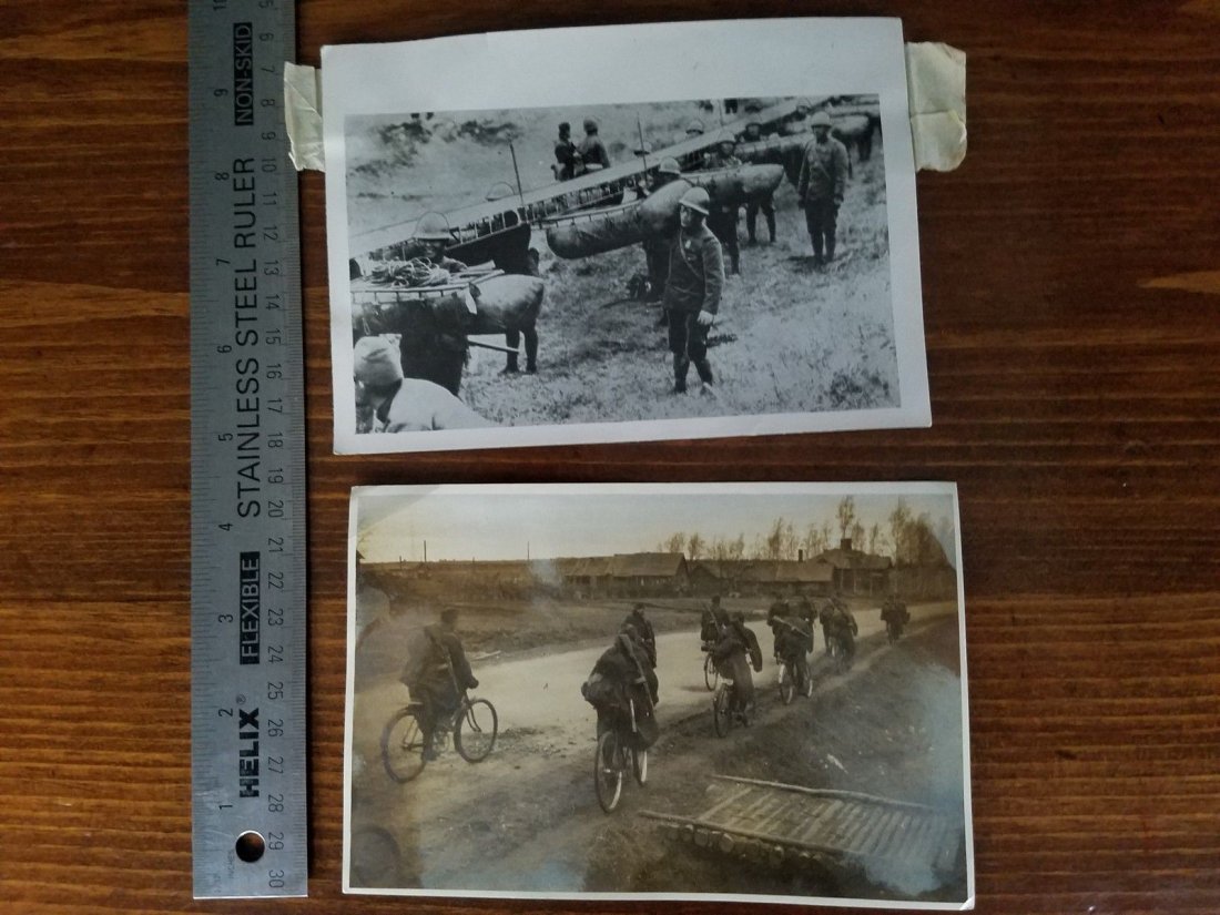 WWII photo lot -2 Historic photos printed in USSR 4"x6" (1 of 2)