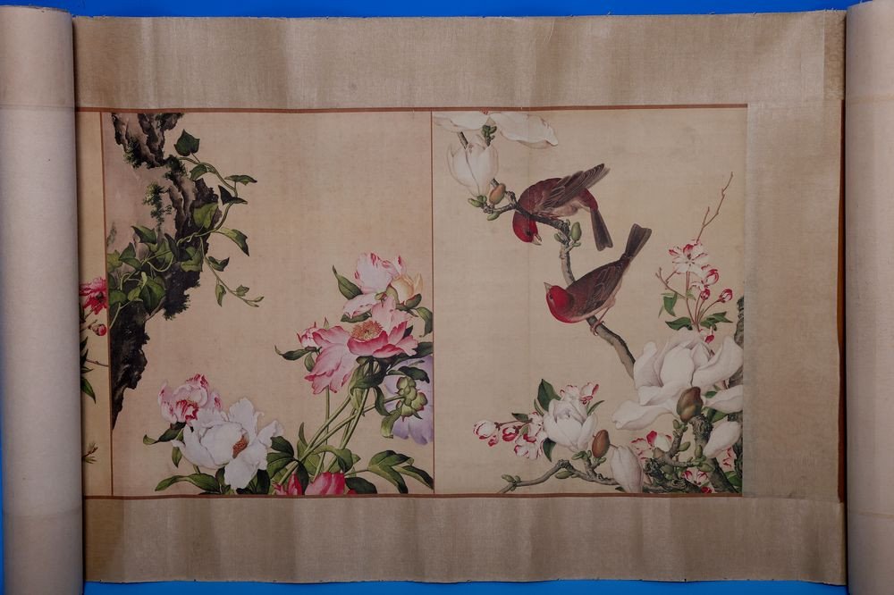 Old long Chinese Scroll - LangSh ShiNing (1 of 10)