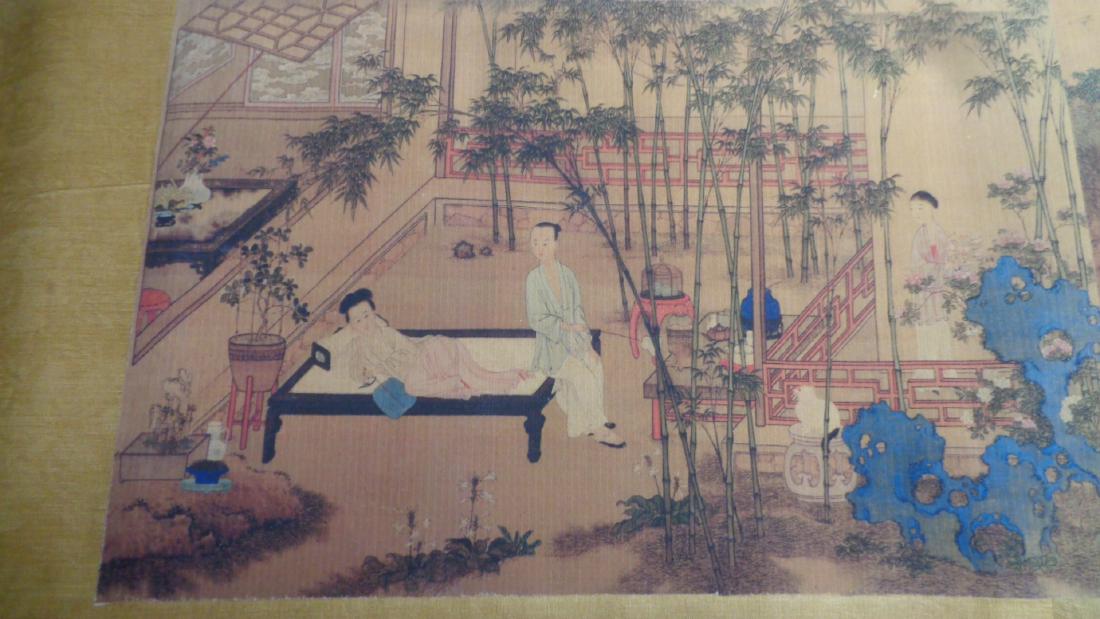 Large Hand Painted  Chinese Scroll (1 of 8)