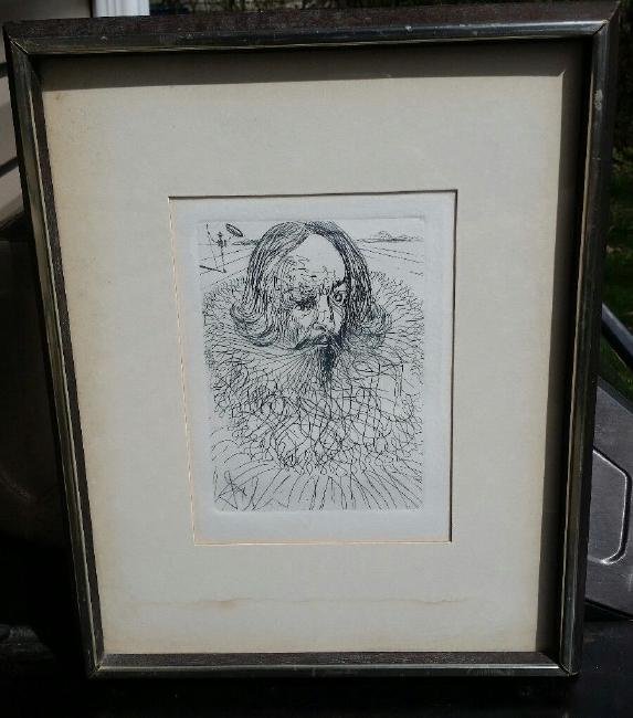 Salvador Dali Original Etching (1 of 3)