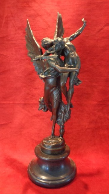 Signed A. Mercie Large Bronze Statue 23'' (1 of 4)