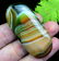 Large Oval Agate Bead.Size: 58x27x7mm