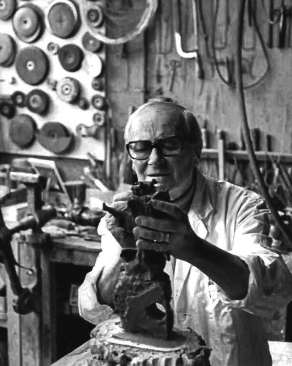 Black and White Joan Miro Photo. (1 of 2)