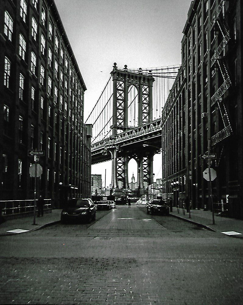 Rare Black and White NY Architecture Monochrome Photo (1 of 2)