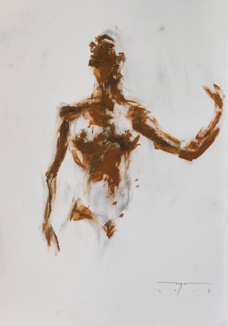 Original Zayas 2015 Cuban Fine Art Painting on Paper: Original Zayas 2015 Cuban Fine Art Painting on Paper. Cuban Latin Nude Havana. Size: 12 X 16.3". Original Cuban Painting on paper.