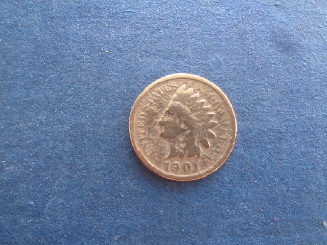 One Indian Head Penny "1901" Certification:Uncertified (1 of 2)