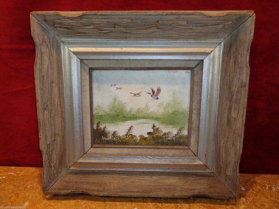 Martin signed Vintage Original Oil painting Framed-Orig (1 of 1)