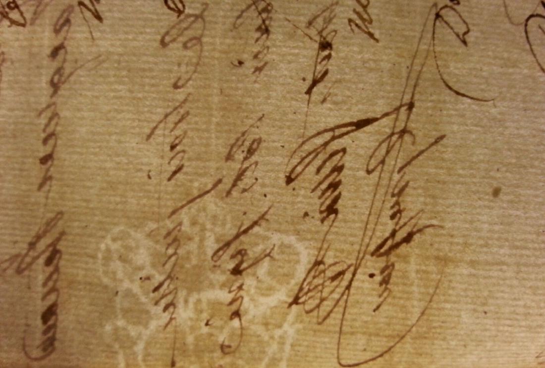 1779 Antique French 8 Pages Document (1 of 4)