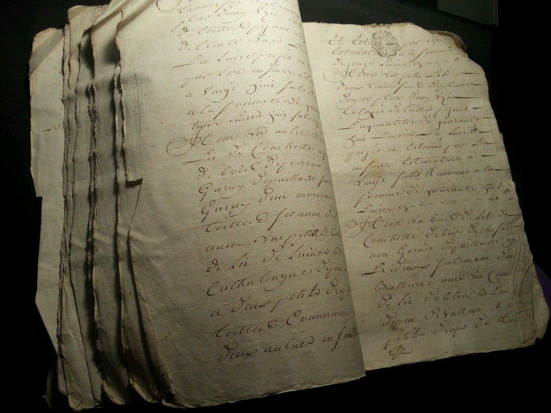 1778 Antique Document Dissolution of Marriage 44 Page (1 of 5)