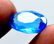 7.90 CT Oval CUT Swiss Blue Topaz Gems IGL Certificate.