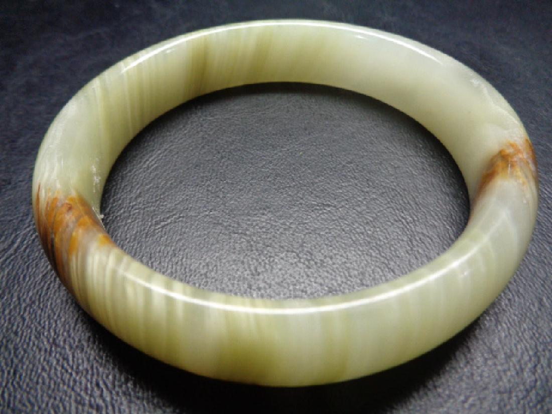 Natural Jade Bangle Bracelet 59 mm (1 of 1)