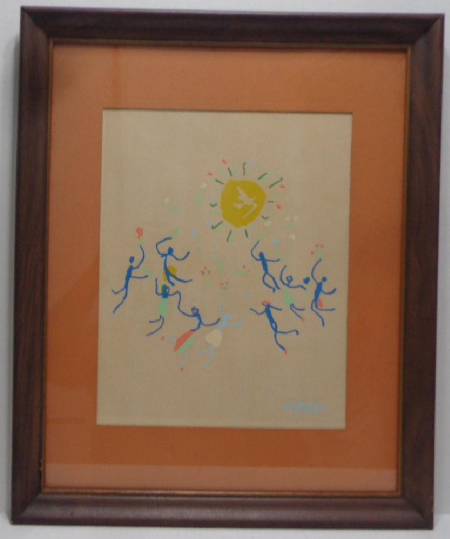 Pablo Picasso (SPANISH, 1881-1973) serigraph N York (1 of 6)