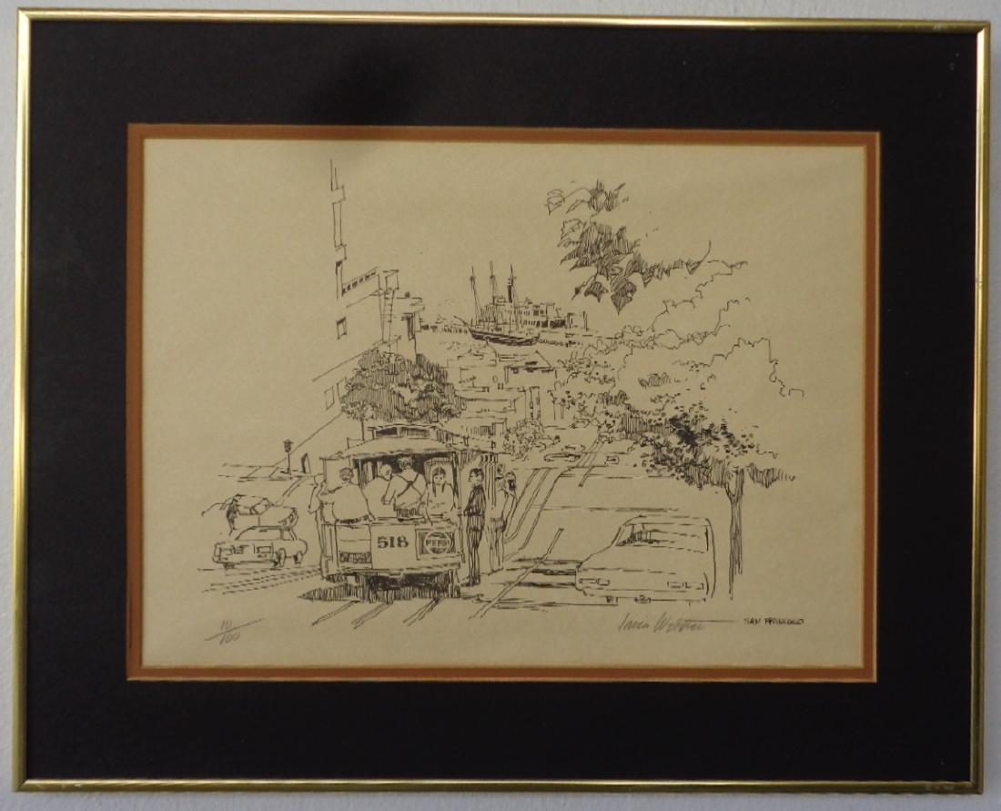 Irvin W San francisco 10/100 Engraving Hand Signed (1 of 3)