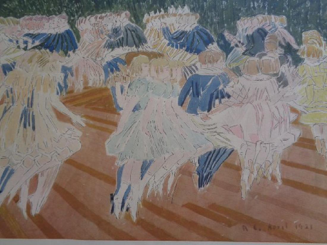 R.L April 1921 Signed Print in Germany (1 of 4)